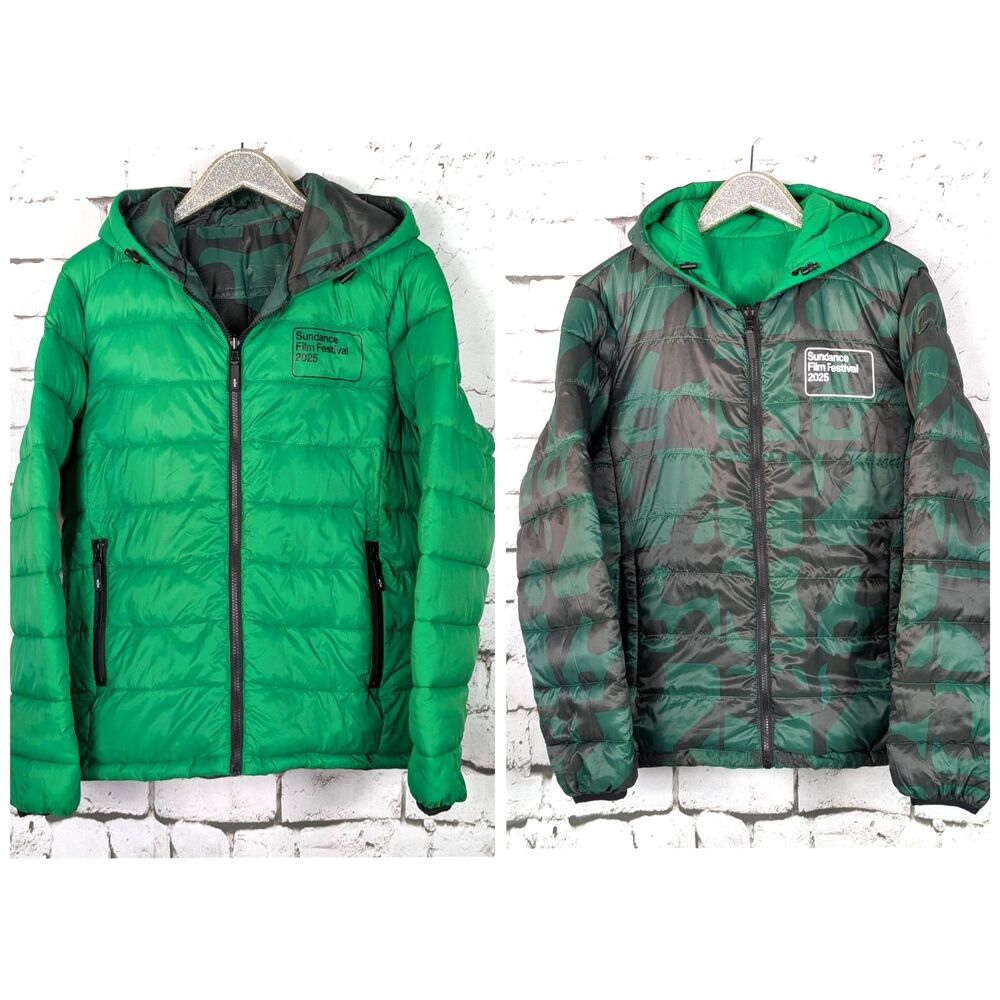 KENNETH COLE 2025 Sundance Film Festival Reversible Volunteer Puffer Mens Large